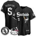 Chicago White Sox #5 Munetaka Murakami Pinstripe Black Fedasgoge Meow KT Vapor Stitched Jersey