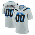 Custom D.Lions Silver 2026 Rivalries Collection Game Jersey Fedasgoge