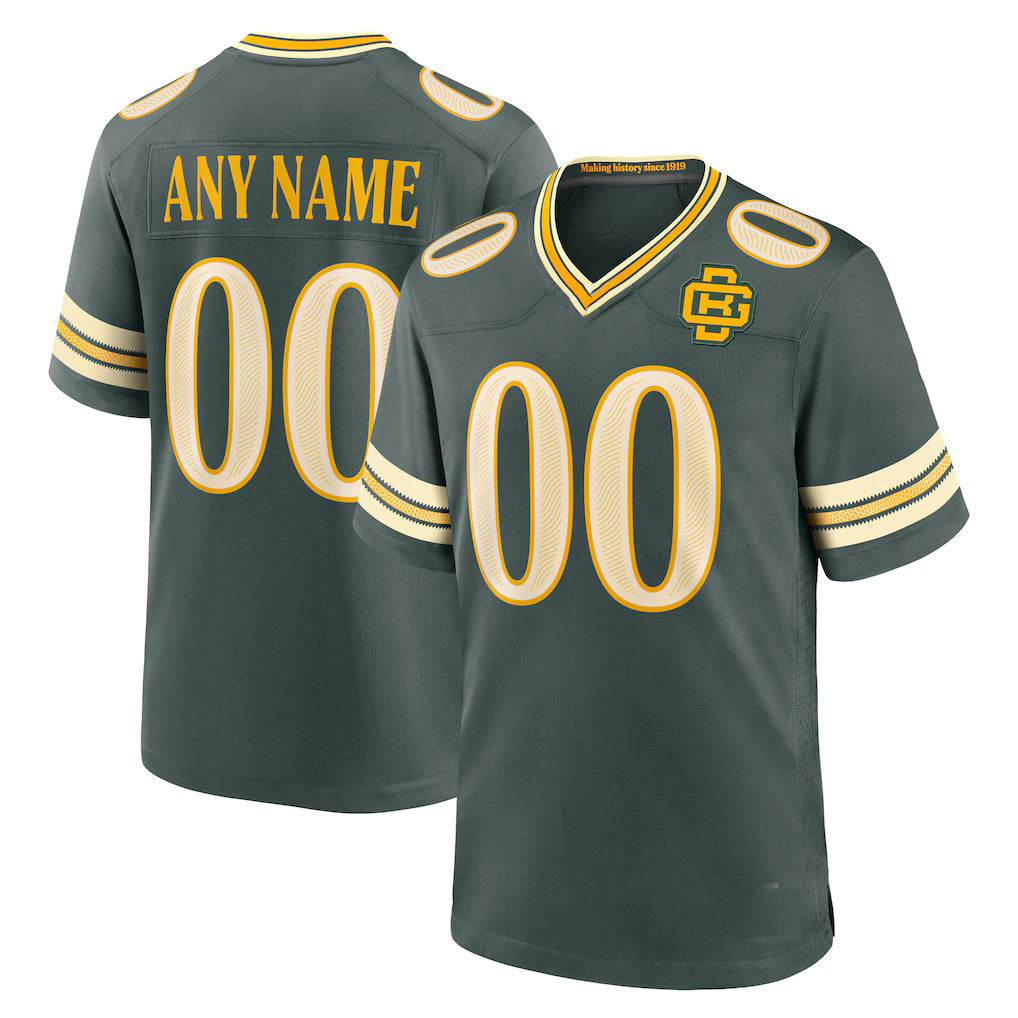 Custom GB.Packers Green 2026 Rivalries Collection Game Jersey Fedasgoge