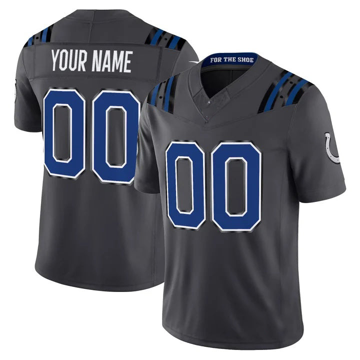Custom IN.Colts Anthracite 2026 Rivalries Vapor Limited Jersey - All Stitched Jersey Fedasgoge