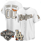 Custom Los Angeles Dodgers White Halloween 2026 Baseball jersey Fedasgoge