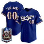 Custom Los Angeles Dodgers x Dia De Los Muertos Royal 2026 Baseball jersey Fedasgoge