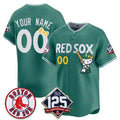 Custom Boston Red Sox Green Fedasgoge Meow KT Vapor Limited Stitched Jersey