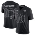 Custom LA.Rams Active Player Black Fedasgoge F.U.S.E. 2026 Salute to Service Limited Stitched Jersey