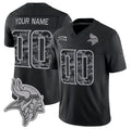 Custom MN.Vikings Active Player Black Fedasgoge F.U.S.E. 2026 Salute to Service Limited Stitched Jersey