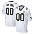 Custom NO.Saints White Fedasgoge 60th Season Game Jersey