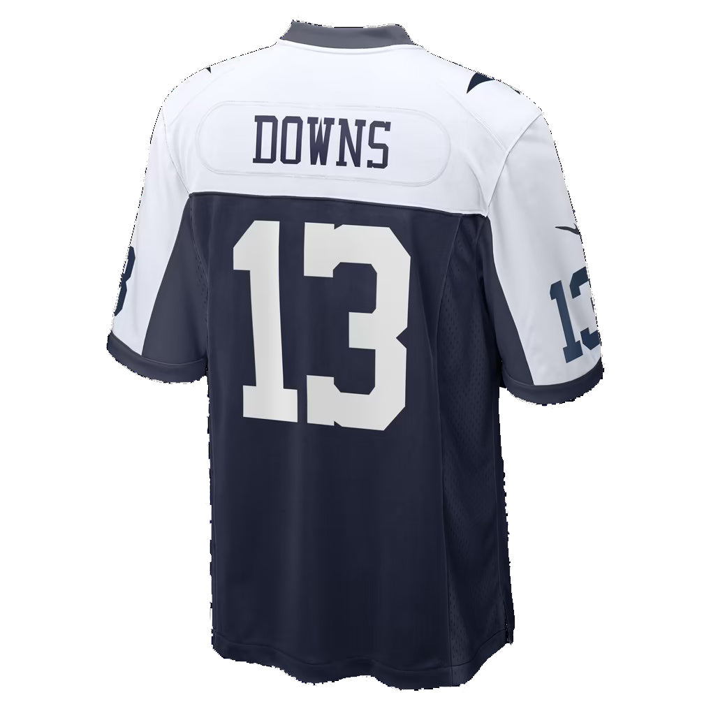 D.Cowboys #13 Caleb Downs Navy Fedasgoge Alternate Game Jersey