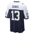 D.Cowboys #13 Caleb Downs Navy Fedasgoge Alternate Game Jersey