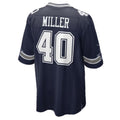 D.Cowboys #40 Von Miller Navy Game Jersey Fedasgoge
