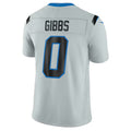 D.Lions #0 Jahmyr Gibbs Silver 2026 Rivalries Collection Stitched Limited Jersey Fedasgoge