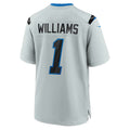 D.Lions #1 Jameson Williams Silver 2026 Rivalries Collection Game Jersey Fedasgoge