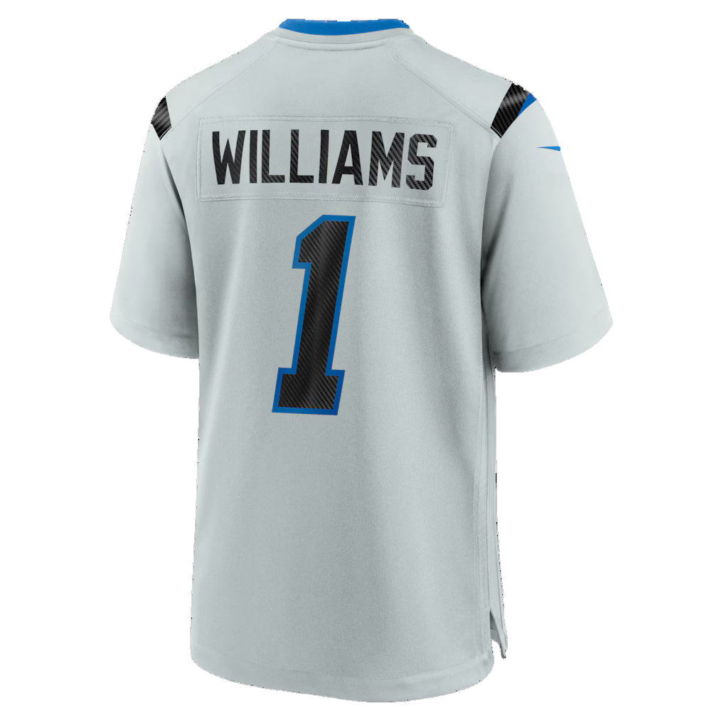 D.Lions #1 Jameson Williams Silver 2026 Rivalries Collection Game Jersey Fedasgoge