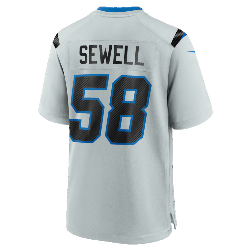 D.Lions #58 Penei Sewell Silver 2026 Rivalries Collection Game Jersey Fedasgoge