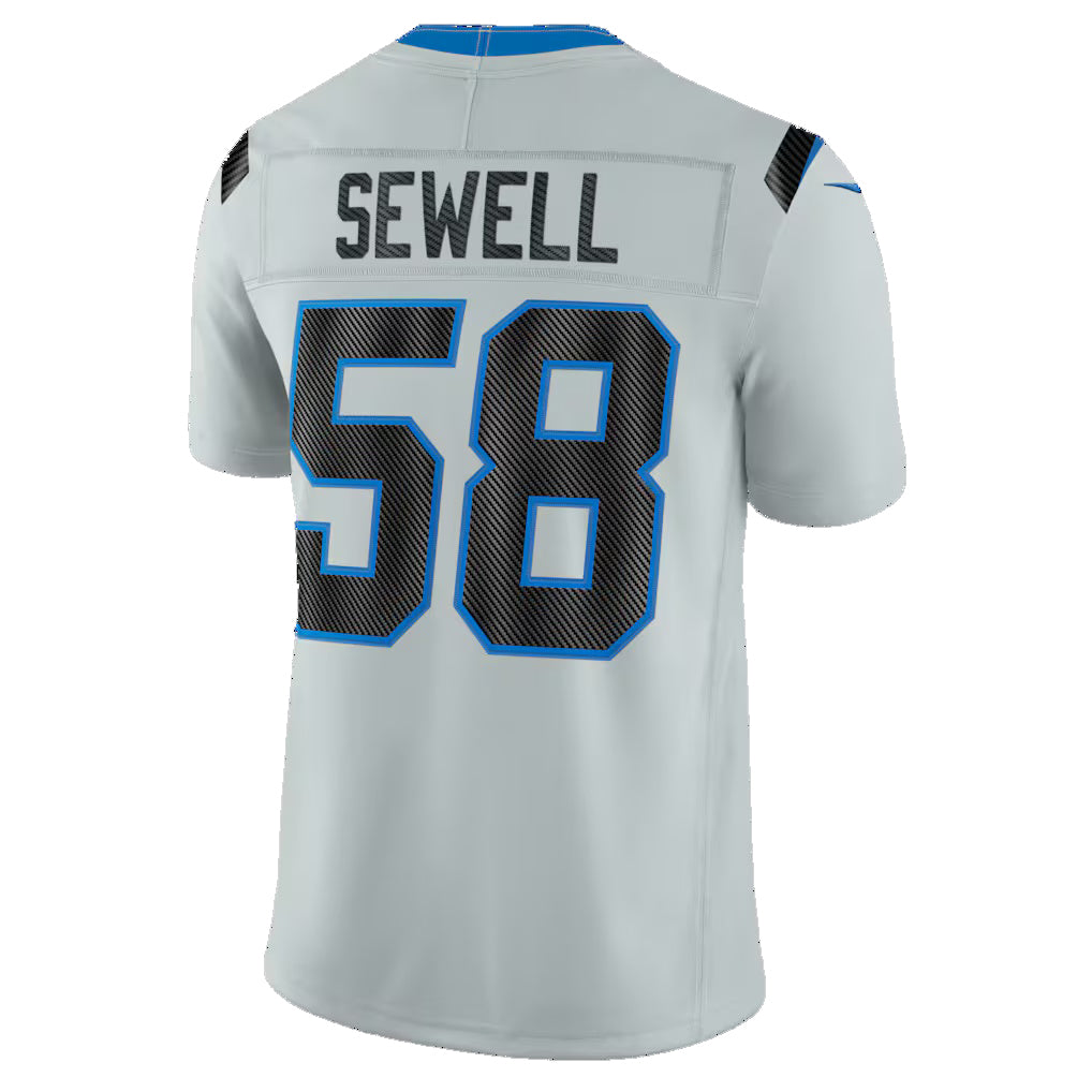 D.Lions #58 Penei Sewell Silver 2026 Rivalries Collection Stitched Limited Jersey Fedasgoge