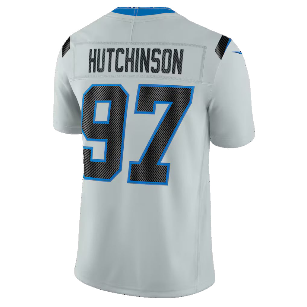 D.Lions #97 Aidan Hutchinson Silver 2026 Rivalries Collection Stitched Limited Jersey Fedasgoge
