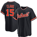 Detroit Tigers #15 Max Clark Navy Alternate Stitched Jersey Fedasgoge