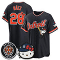 Detroit Tigers #28 Javier B¨¢ez Black Fedasgoge Meow KT Edition Vapor Limited Stitched Jersey