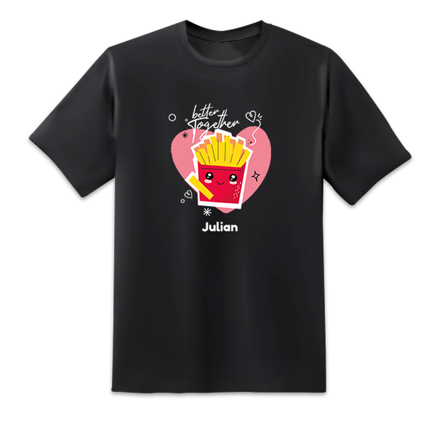 Fries Better Together Black