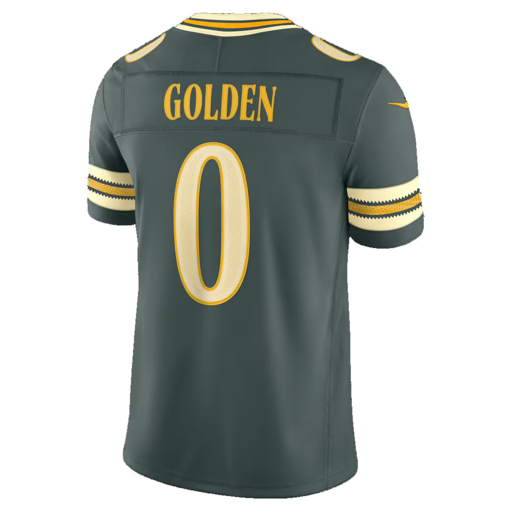 GB.Packers #0 Matthew Golden Green 2026 Rivalries Collection Stitched Limited Jersey Fedasgoge