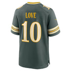 GB.Packers #10 Jordan Love Green 2026 Rivalries Collection Game Jersey Fedasgoge