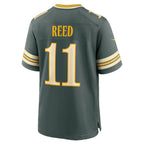 GB.Packers #11 Jayden Reed Green 2026 Rivalries Collection Game Jersey Fedasgoge