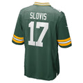 GB.Packers #17 Kedon Slovis Green Team Game Football jersey Fedasgoge