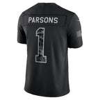 GB.Packers #1 Micah Parsons Black 2026 Salute to Service Stitched Limited Football jersey Fedasgoge