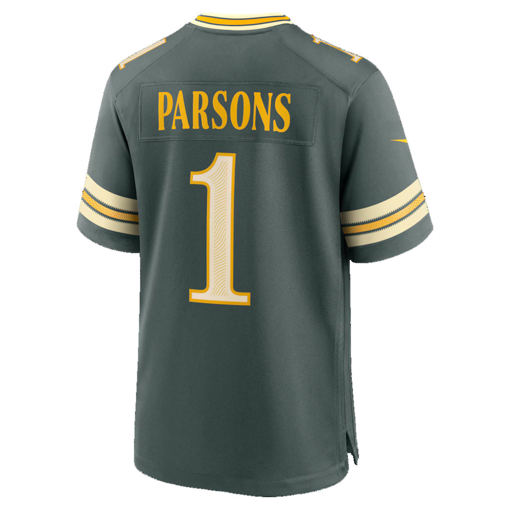 GB.Packers #1 Micah Parsons Green 2026 Rivalries Collection Game Jersey Fedasgoge