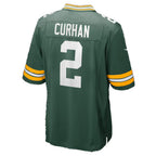 GB.Packers #2 Jake Curhan Green Team Game Football jersey Fedasgoge