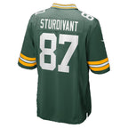 GB.Packers #87 J. Michael Sturdivant Green Team Game Football jersey Fedasgoge