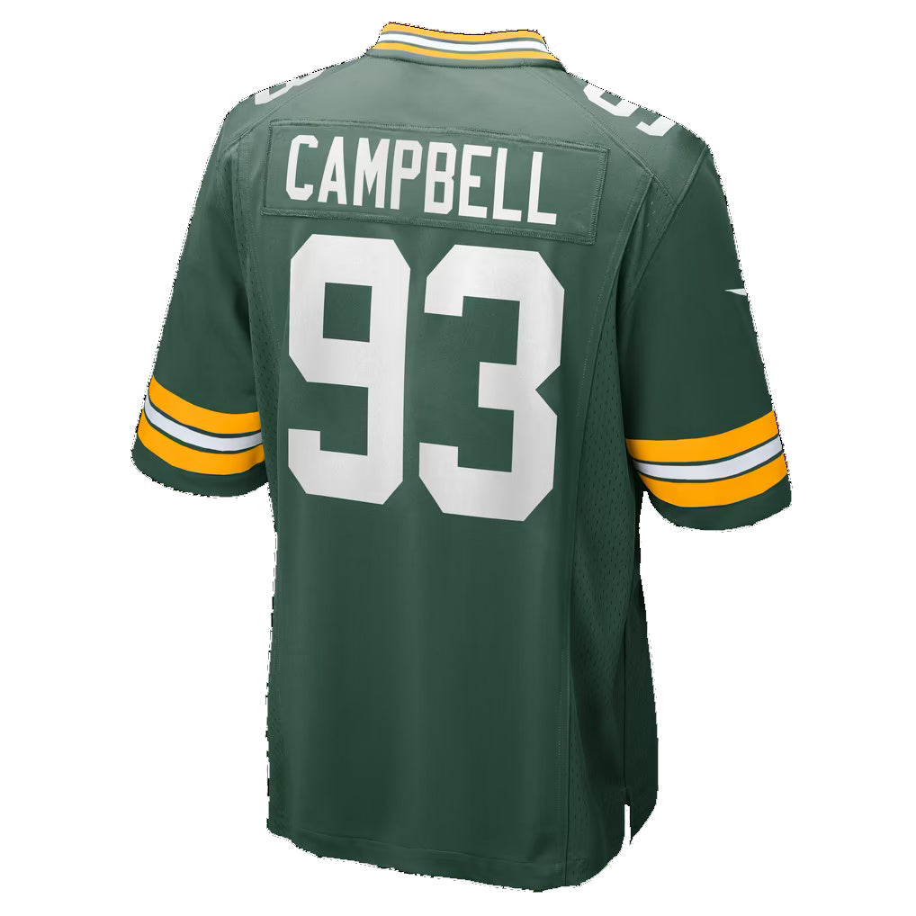 GB.Packers #93 Anthony Campbell Green Team Game Football jersey Fedasgoge