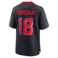 H.Texans #18 Marvin Harrison Jr. Navy Alternate Game Jersey Fedasgoge