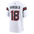 H.Texans #18 Marvin Harrison Jr. White Game Jersey Fedasgoge