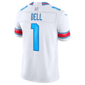 H.Texans #1 Tank Dell White 2026 Rivalries Collection Stitched Limited Jersey Fedasgoge