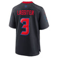 H.Texans #3 Kamari Lassiter Navy Alternate Game Football jersey Fedasgoge
