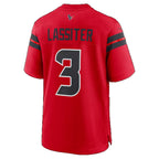H.Texans #3 Kamari Lassiter Red Alternate Game Football jersey Fedasgoge