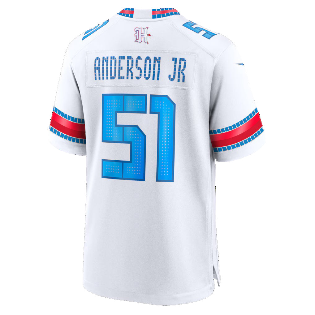 H.Texans #51 Will Anderson Jr. White 2026 Rivalries Collection Game Jersey Fedasgoge