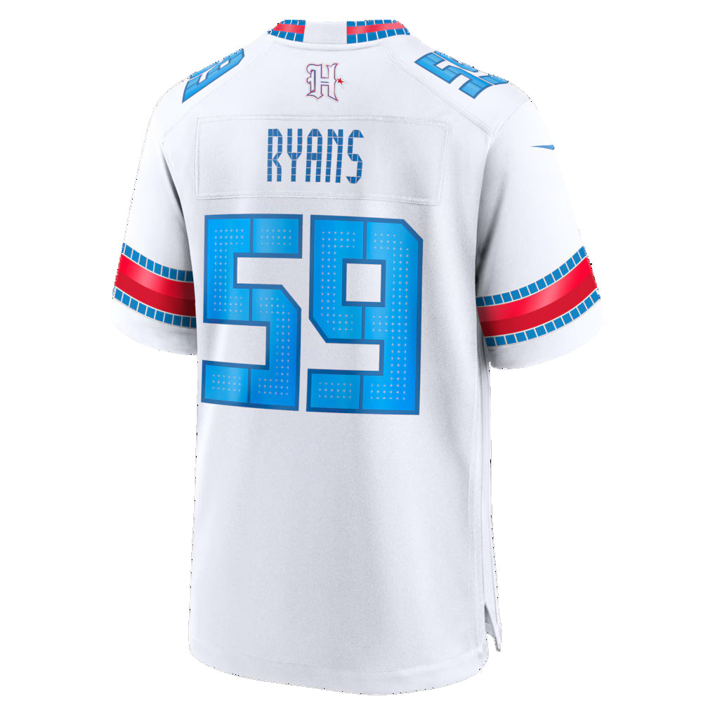 H.Texans #59 DeMeco Ryans White 2026 Rivalries Collection Game Jersey Fedasgoge