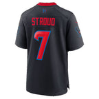 H.Texans #7 C.J. Stroud Navy Alternate 2 25th Season Game Football jersey Fedasgoge