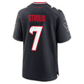 H.Texans #7 C.J. Stroud Navy Team 25th Season Game Football jersey Fedasgoge
