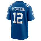 IN.Colts #12 Nick Westbrook-Ikhine Royal Team Game Football jersey Fedasgoge