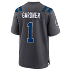 IN.Colts #1 Ahmad Sauce Gardner Anthracite 2026 Rivalries Collection Game Jersey Fedasgoge