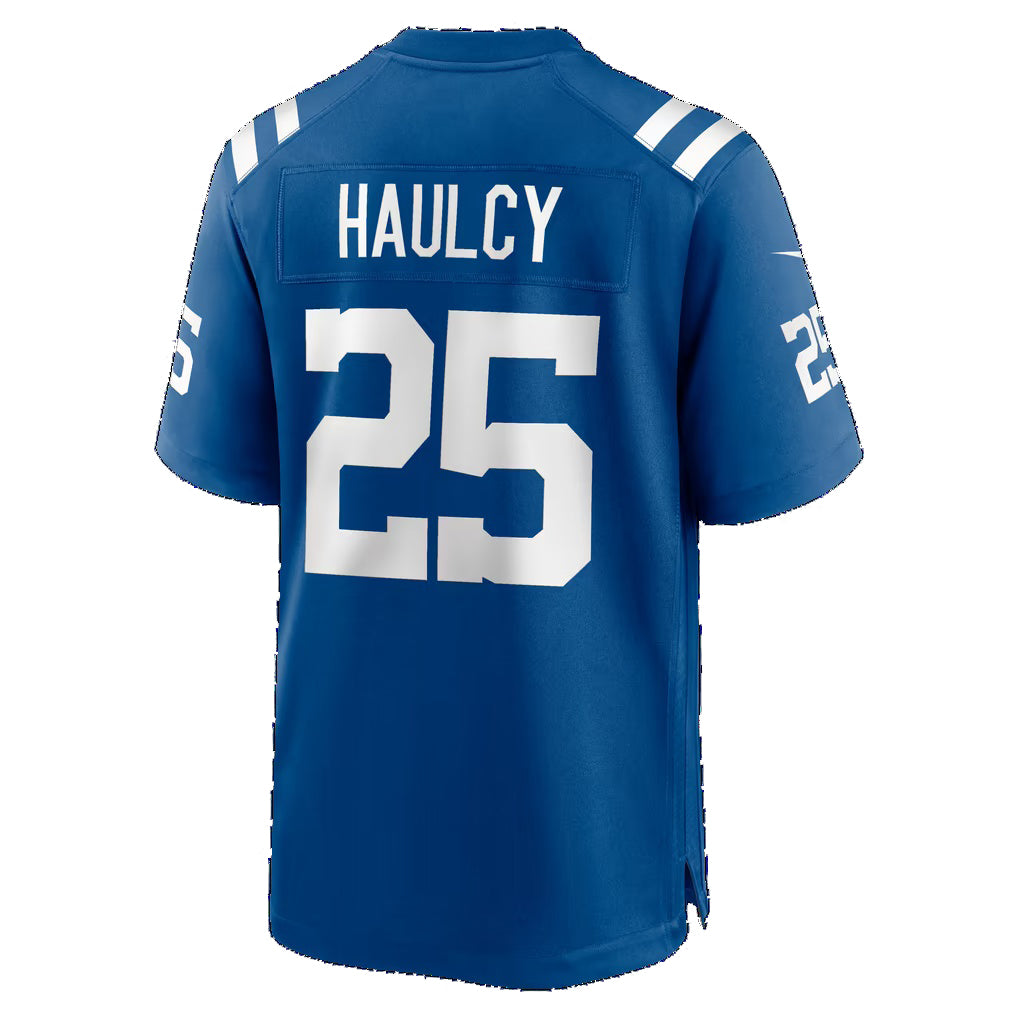 IN.Colts #25 A.J. Haulcy Royal Team Game Football jersey Fedasgoge