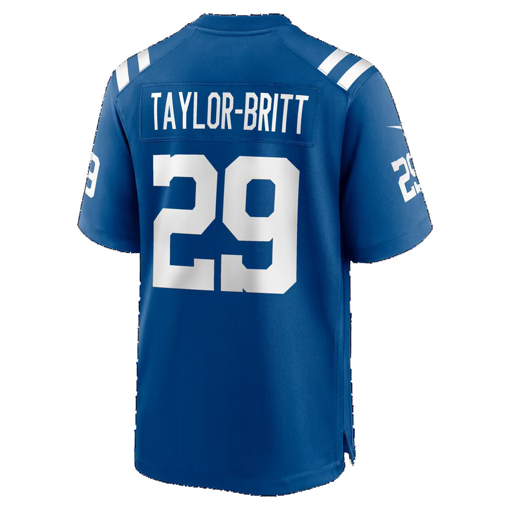 IN.Colts #29 Cam Taylor-Britt Royal Team Game Football jersey Fedasgoge