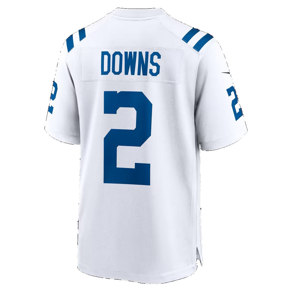IN.Colts #2 Josh Downs White Fedasgoge Game Player Jersey