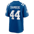 IN.Colts #44 Tahj Chambers Royal Team Game Football jersey Fedasgoge