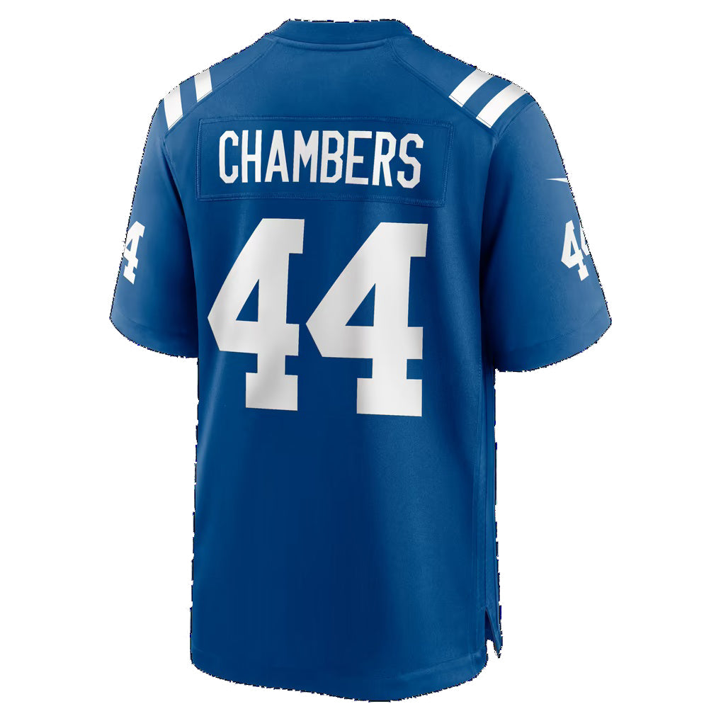 IN.Colts #44 Tahj Chambers Royal Team Game Football jersey Fedasgoge