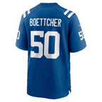 IN.Colts #50 Bryce Boettcher Royal Team Game Football jersey Fedasgoge
