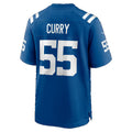 IN.Colts #55 Caden Curry Royal Team Game Football jersey Fedasgoge