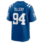 IN.Colts #94 Jerry Tillery Royal Team Game Football jersey Fedasgoge